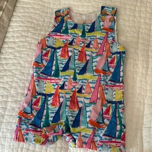 Smockingbird Sailboat Shortall